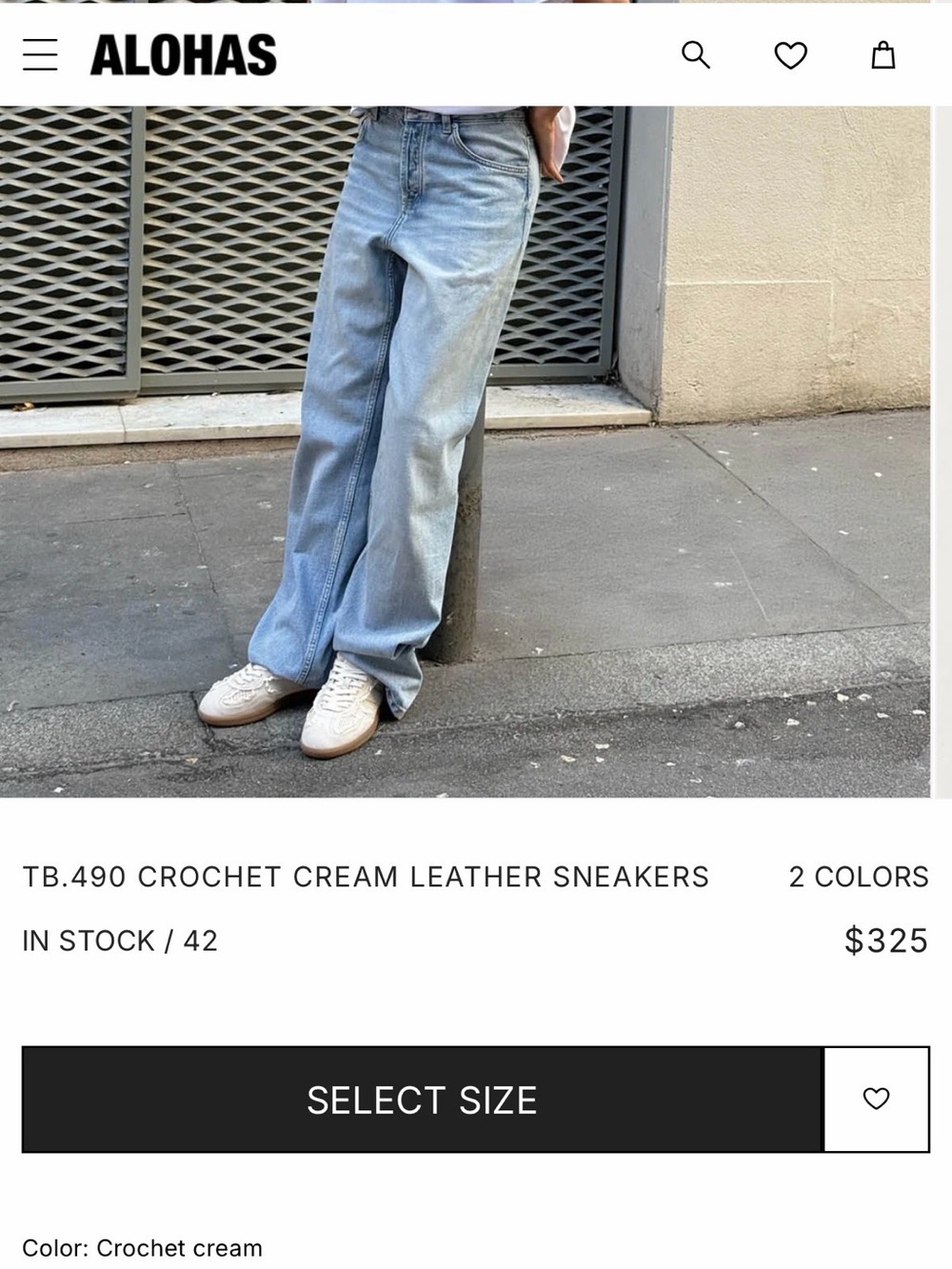 ALOHAS Beige Suede Lace-Up Sneakers - Picture 5 of 6